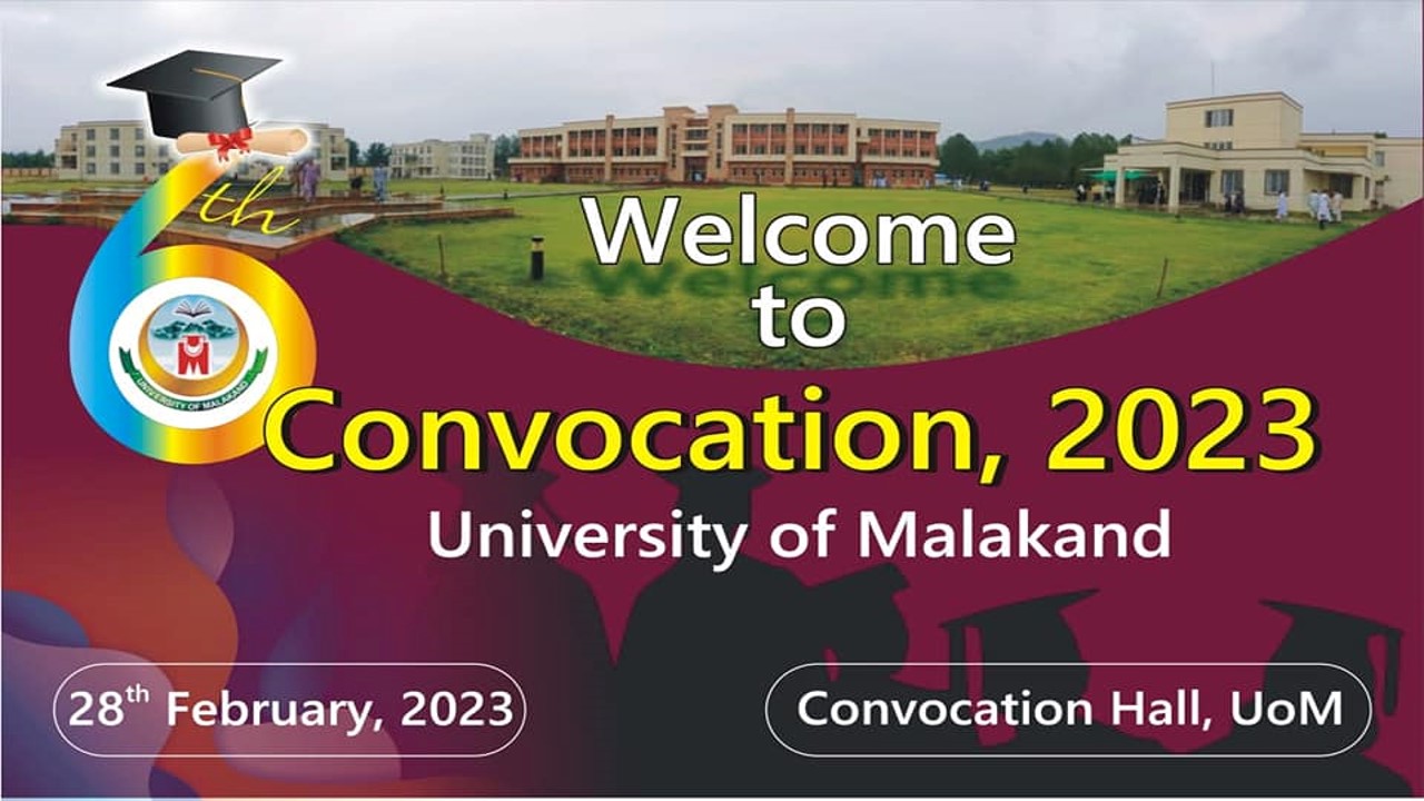 University Of Malakand, 6th Convocation 2023